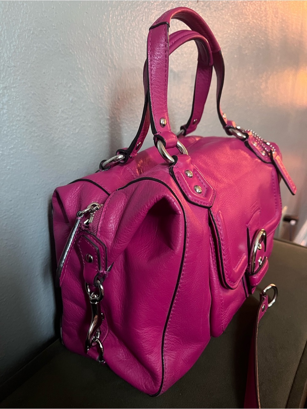 Coach Campbell pink Satchel F24690 - Picture 3 of 16